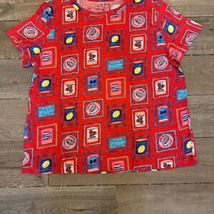 LOFT Kids Red Graphic Tee